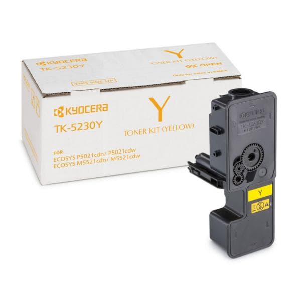 Изображение Kyocera TK-5230Y для сверки маркировки