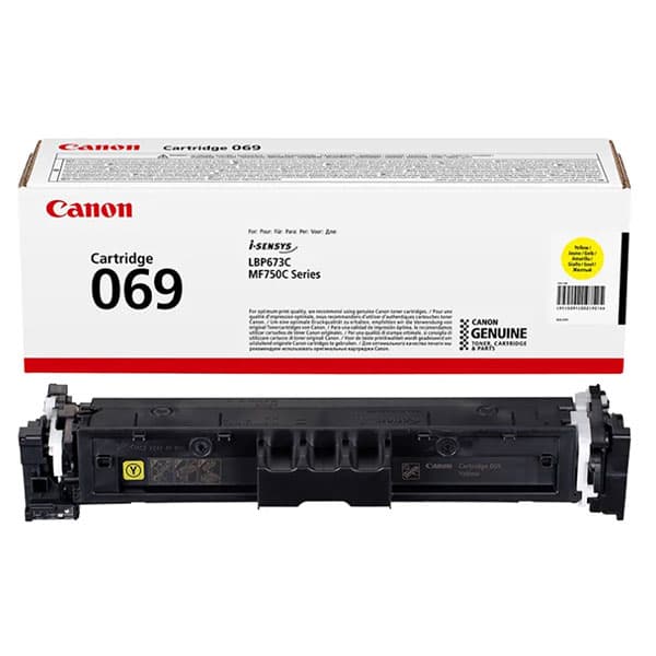 Изображение Canon 069Y для сверки маркировки