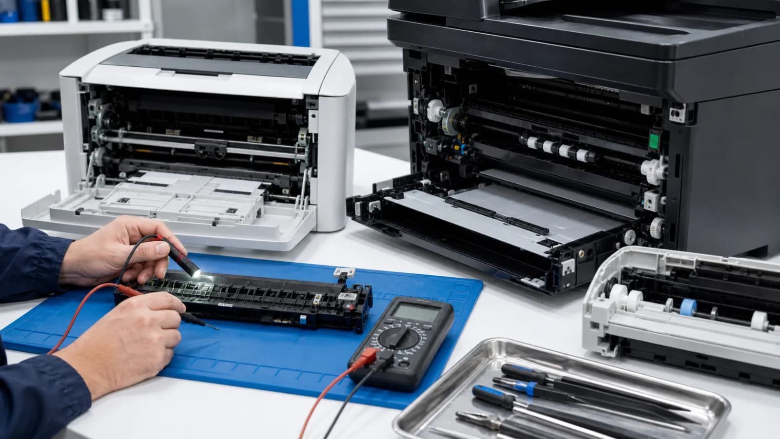 Сравнение копии и печати Samsung Xpress SCX-3400